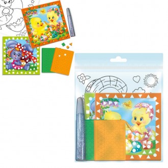 гр Набір для творчості "М’яка мозаїка. Курчата" VT4433-23 (укр) (35) "Vladi Toys". Одеса. фото 1 гр Набір для творчості "М’яка мозаїка. Курчата" VT4433-23 (укр) (35) "Vladi Toys". Одеса. фото 1