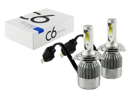 
Комплект автомобильных LED ламп C6 H4 обладает повышенной светоотдачей и длител. . фото 2