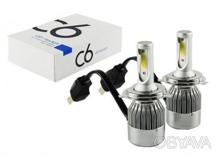 
Комплект автомобильных LED ламп C6 H4 обладает повышенной светоотдачей и длител. . фото 1