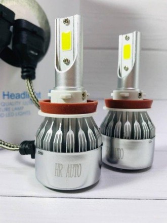 
Комплект автомобильных Led ламп C6 H11 имеет повышенную светоотдачу и длительны. . фото 5