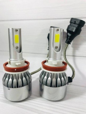 
Комплект автомобильных Led ламп C6 H11 имеет повышенную светоотдачу и длительны. . фото 7