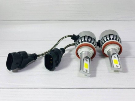 
Комплект автомобильных Led ламп C6 H11 имеет повышенную светоотдачу и длительны. . фото 6