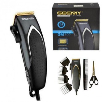 
Профессиональная машинка для стрижки волос Gemei GM-809 9W - Надежная и качеств. . фото 2