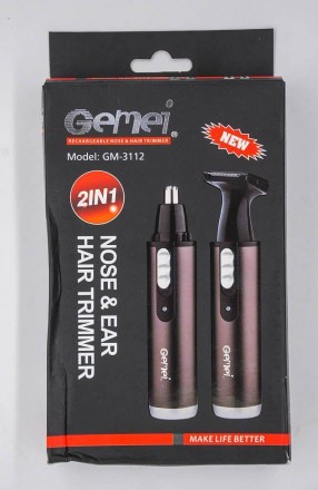 
Geemy GM-3112 призначений для дбайливого видалення небажаних волосків на різних. . фото 10