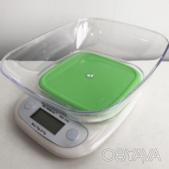 
Весы кухонные Domotec MS-125 — удобные и компактные электронные весы со съемной. . фото 1