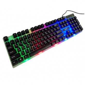 Игровая клавиатура UKC Led M416 + мышка с подсветкой / набор геймера. Красноград. фото 1 Игровая клавиатура UKC Led M416 + мышка с подсветкой / набор геймера. Красноград. фото 1