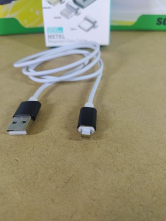 
Магнитный кабель для зарядки IOS, Magnetic USB Cable Инновационный магнитный ка. . фото 3