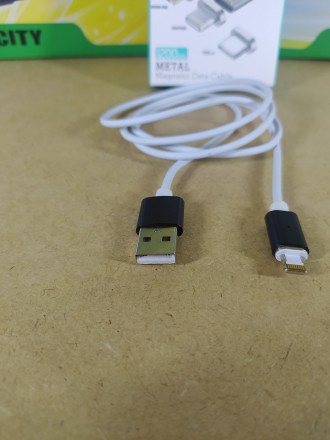 
Магнитный кабель для зарядки IOS, Magnetic USB Cable Инновационный магнитный ка. . фото 6