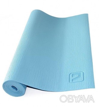 Килимок для йоги LiveUp PVC Yoga Mat Для занять спортом необхідний спеціальний к. . фото 1