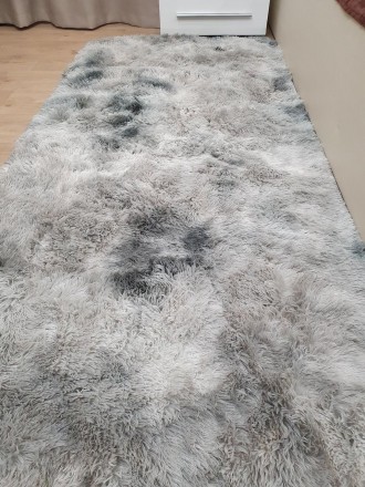 Сірі килимки-травка для будинку 90 х 200 см. Килимки прямокутні в спальню. Килим. . фото 6