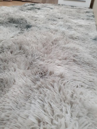 Сірі килимки-травка для будинку 90 х 200 см. Килимки прямокутні в спальню. Килим. . фото 3