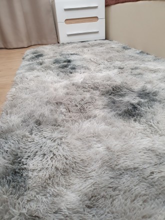 Сірі килимки-травка для будинку 90 х 200 см. Килимки прямокутні в спальню. Килим. . фото 4