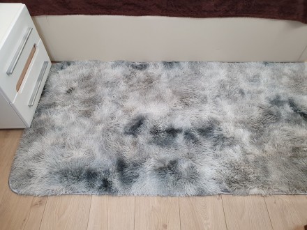 Сірі килимки-травка для будинку 90 х 200 см. Килимки прямокутні в спальню. Килим. . фото 8