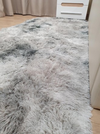 Сірі килимки-травка для будинку 90 х 200 см. Килимки прямокутні в спальню. Килим. . фото 5