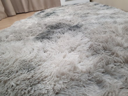 Сірі килимки-травка для будинку 90 х 200 см. Килимки прямокутні в спальню. Килим. . фото 9