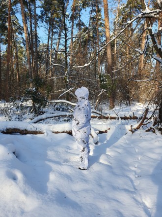 Военный дождевик костюм белый для ЗСУ. Костюм дождевик маскировочный для военных. . фото 7