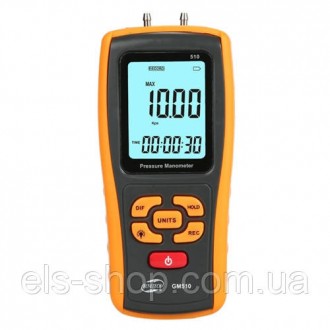 Мікроманометр диференціального тиску USB, ±10 кПа BENETECH GM510. Київ. фото 1 Мікроманометр диференціального тиску USB, ±10 кПа BENETECH GM510. Київ. фото 1