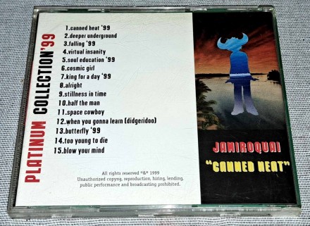 Продам СД Jamiroquai - Platinum Collection 99 - Canned Heat Greatest Hits
Состо. . фото 3