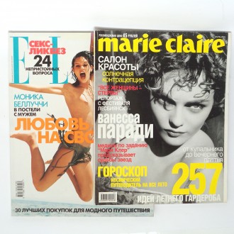 Журналы:
Marie Claire Июнь 2001 (Россия).
Elle Август 2002 (Россия).
Состояни. . фото 2