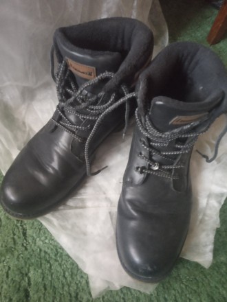 Зимние кожаные ботинки Landrover, на искусственном меху, в хорошем состоянии, до. . фото 11
