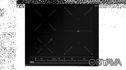 Индукционная варочная поверхность Teka IZF 64440 (112510019) черное стекло с 4 з. . фото 1