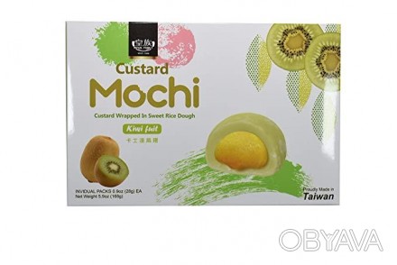 Custard Mochi Kiwi - це ароматний і приємний японський десерт, що має цікаве сма. . фото 1