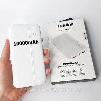
Power Bank S-Link IP-G10N 10000 mAh
 Внешний аккумулятор S-Link 10000 mAh IP-G1. . фото 2