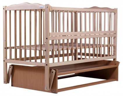 Кровать Babyroom Веселка DVMO-2 изготовлена из древесины бука, прочного и долгов. . фото 4