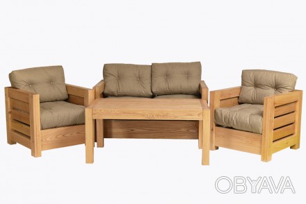 Стильный и функциональный комплект деревянной мебели COMFORT WOOD. Изготовлен из. . фото 1