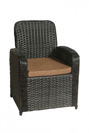 Стильний комплект садових меблів з ротангу GRACE складається із дивану, 2 крісел. . фото 3