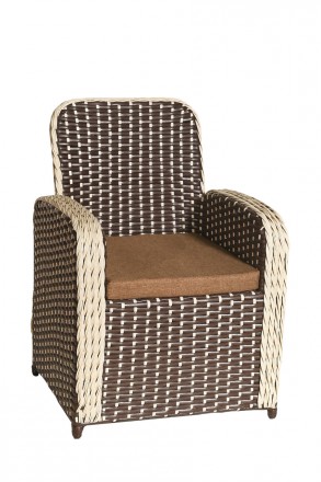 Стильний комплект садових меблів з ротангу GRACE складається із дивану, 2 крісел. . фото 3