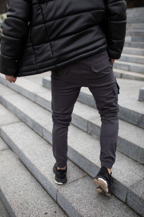 Чоловічі брюки карго штани котонові Intruder "Fast Traveller" з кишенями сірі
-М. . фото 4