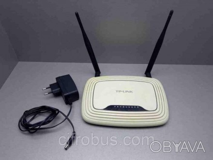 Wi-Fi-роутер, стандарт Wi-Fi: 802.11n, макс. швидкість: 300 Мбіт/с, комутатор 4x. . фото 1