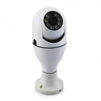 
Камера видеонаблюдения CAMERA Smart лампочка Y388 E27 IP с углом обзора 360/90 . . фото 3