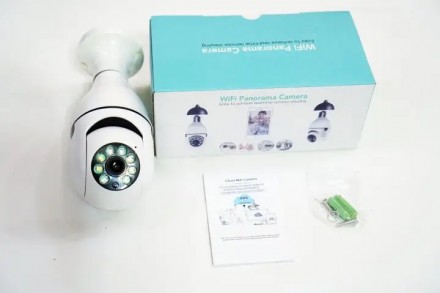 
Камера видеонаблюдения CAMERA Smart лампочка Y388 E27 IP с углом обзора 360/90 . . фото 10