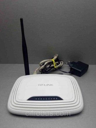 Wi-Fi-роутер, стандарт Wi-Fi: 802.11n, макс. швидкість: 150 Мбіт/с, комутатор 4x. . фото 2