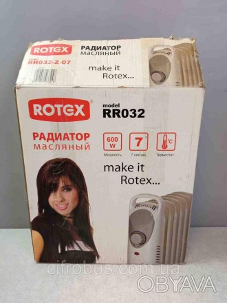 Rotex RR032-Z-07 – отличный масляный обогреватель, рассеивающий тепло по всему п. . фото 1
