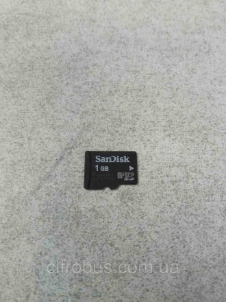 MicroSD 1Gb. Стандарт microSD, створений на базі стандарту TransFlash, розроблен. . фото 2