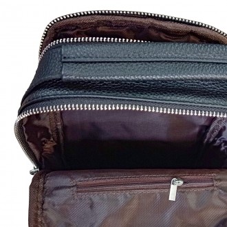 
	Стильный кожаный мужской слинг Tiding Bag A25F-693A изготовлен из натуральной . . фото 4