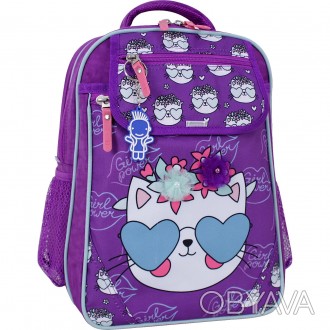 Зручний шкільний рюкзак. Пропонується для школярів 1-3 класів. Виготовлена з які. . фото 1
