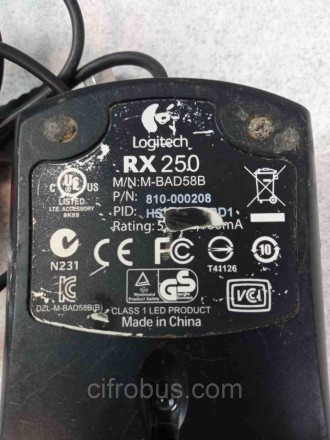 Logitech RX250 Optical Mousе USB
Внимание! Комиссионный товар. Уточняйте наличие. . фото 5