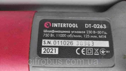 Кутова шліфмашина Intertool DT-0263 призначена для різання металевих та інших по. . фото 5