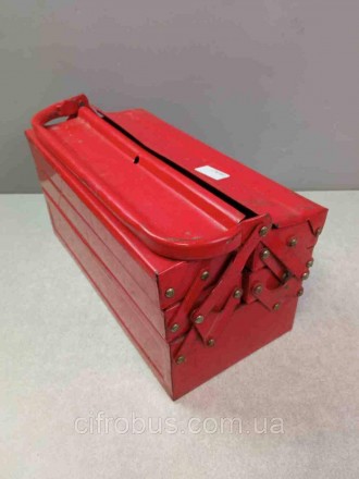 Ящик для инструмента металлический раскладной трехуровневый металлический, окраш. . фото 8