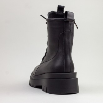 Універсальна модель черевики Teona 580684 в чорному кольорі, виготовлена з натур. . фото 10