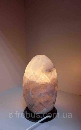 Светильник соляной - это глыба каменной соли в виде плафона с отверстием внутри . . фото 5