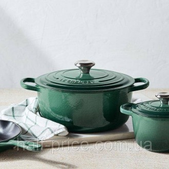 
Кастрюля Le Creuset Artichaut 26см. 5.3л.
Унікальна технологія виготовлення пос. . фото 3