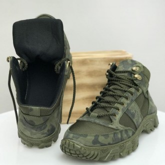 Тактичні черевики SAV 583877 Хакі, українського виробництва. Топова якість, верх. . фото 5