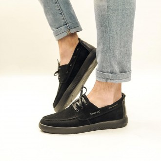 Стильні туфлі, в чорному універсальному кольорі, високої якості. Виготовлені з н. . фото 3