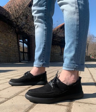 Стильні туфлі, в чорному універсальному кольорі, високої якості. Виготовлені з н. . фото 8