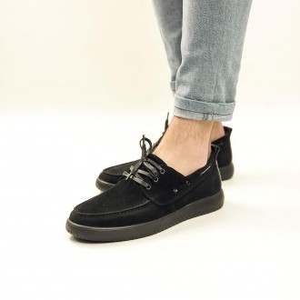 Стильні туфлі, в чорному універсальному кольорі, високої якості. Виготовлені з н. . фото 4